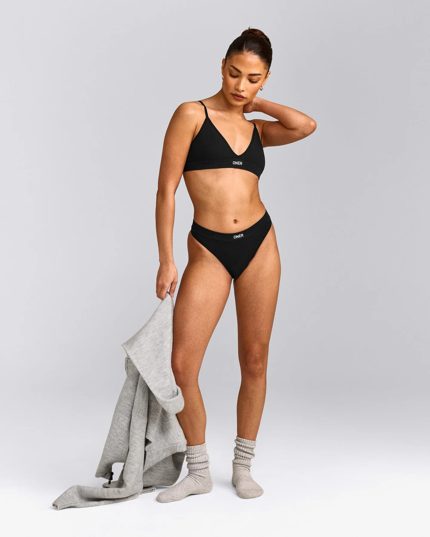 Seamless Thong | Black