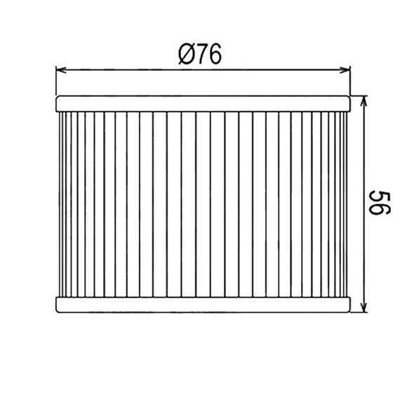 Filtre à huile HifloFiltro HF192 Type origineRef : HF0689 / 07120491