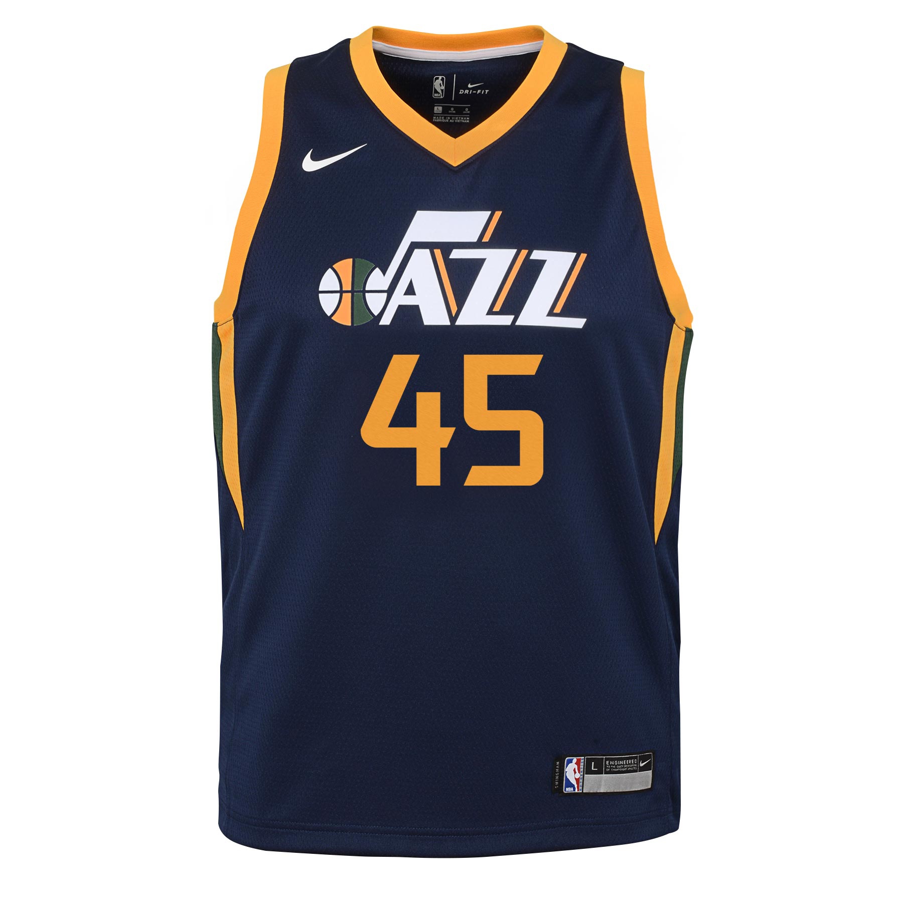 Donovan Mitchell #45 Utah Jazz Nike Icon Swingman NBA Jersey (YOUTH)
