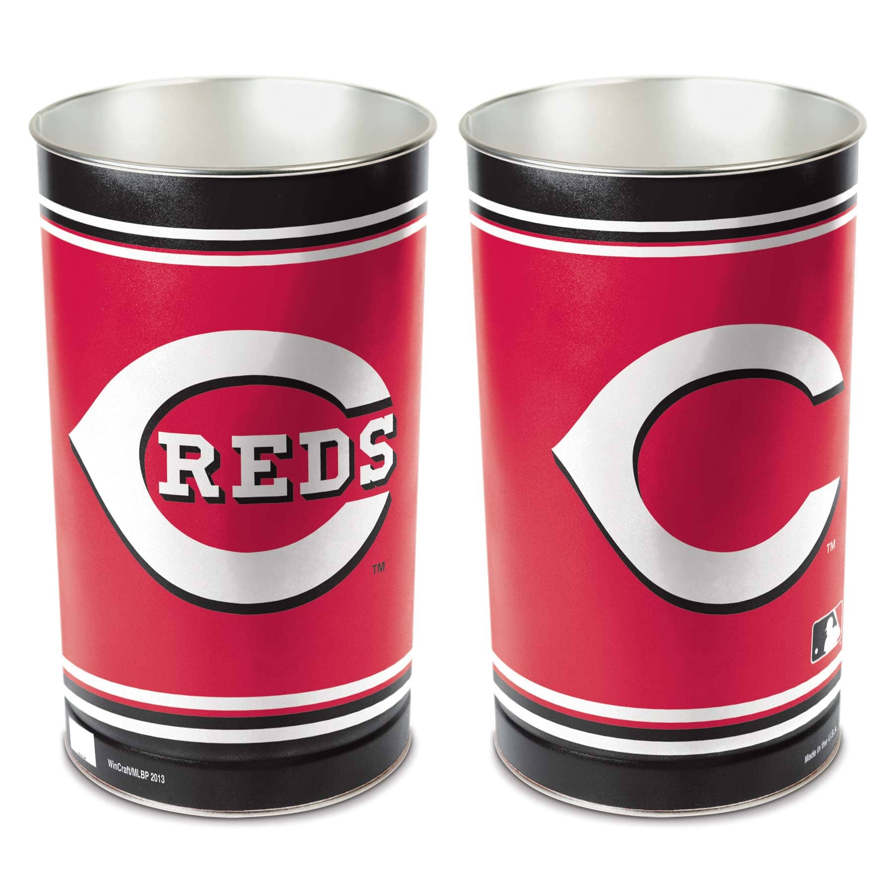 Cincinnati Reds WinCraft Metal MLB Wastebasket