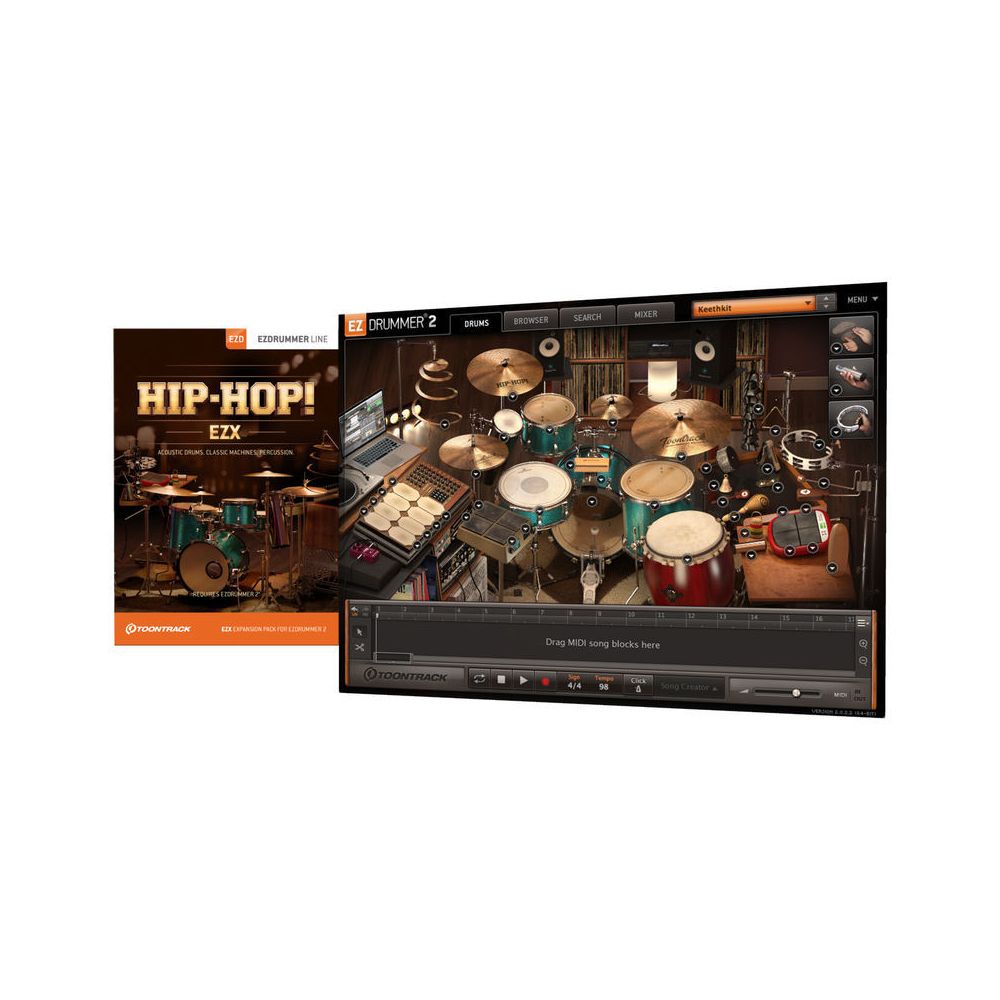 Toontrack EZX HipHop! – Thomann Ireland