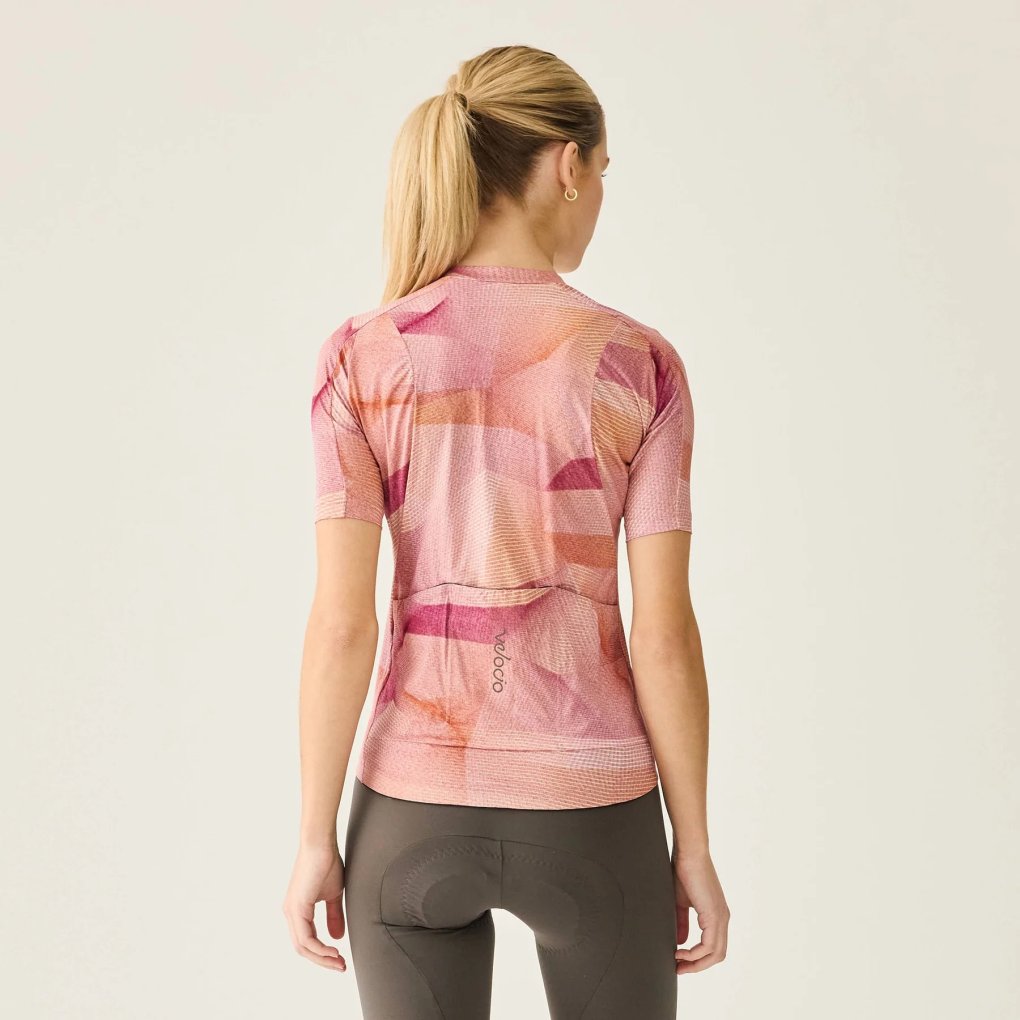 Velocio One Artist Series Jersey Women - GEO-RED