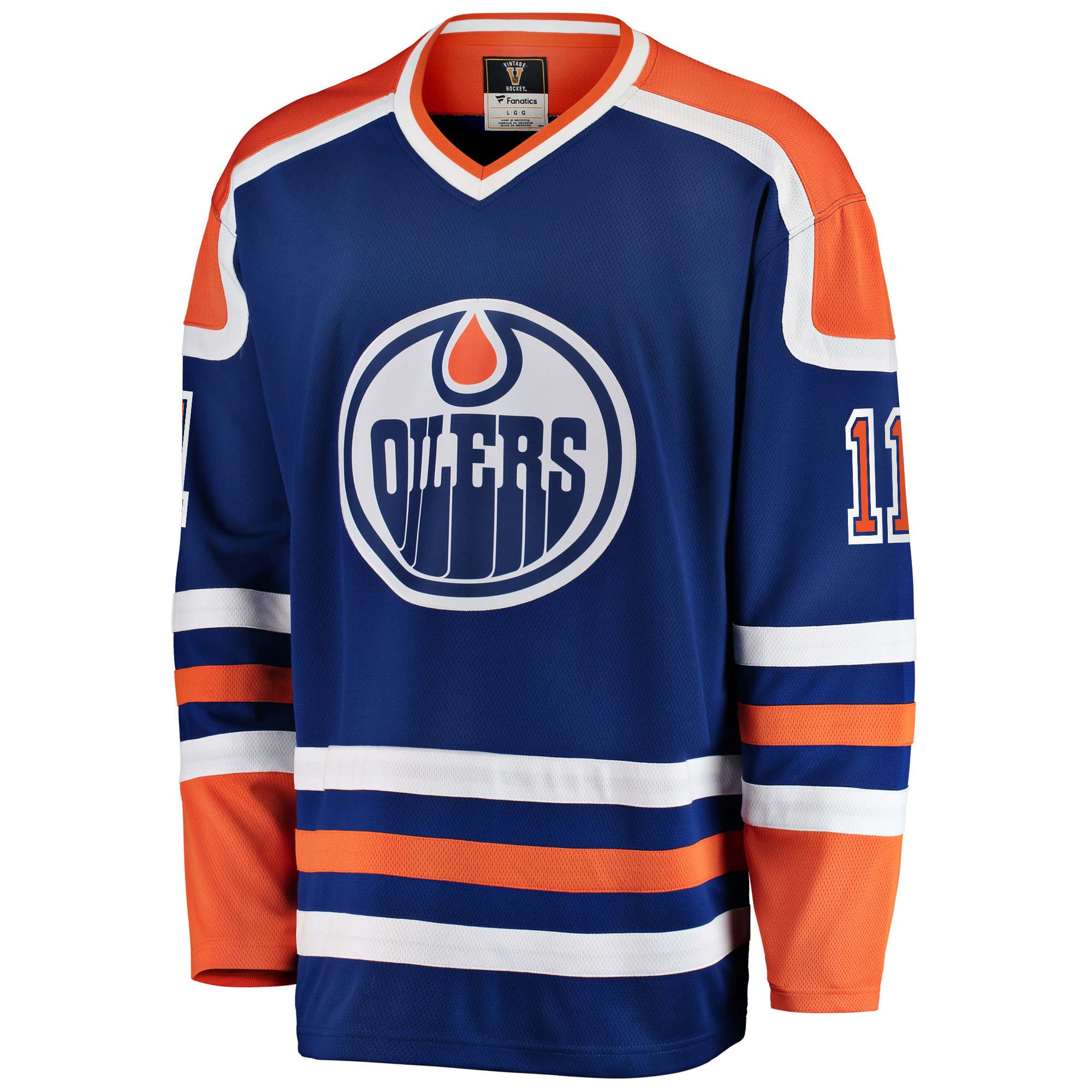 Mark Messier #11 Edmonton Oilers Vintage Heritage Breakaway NHL Jersey