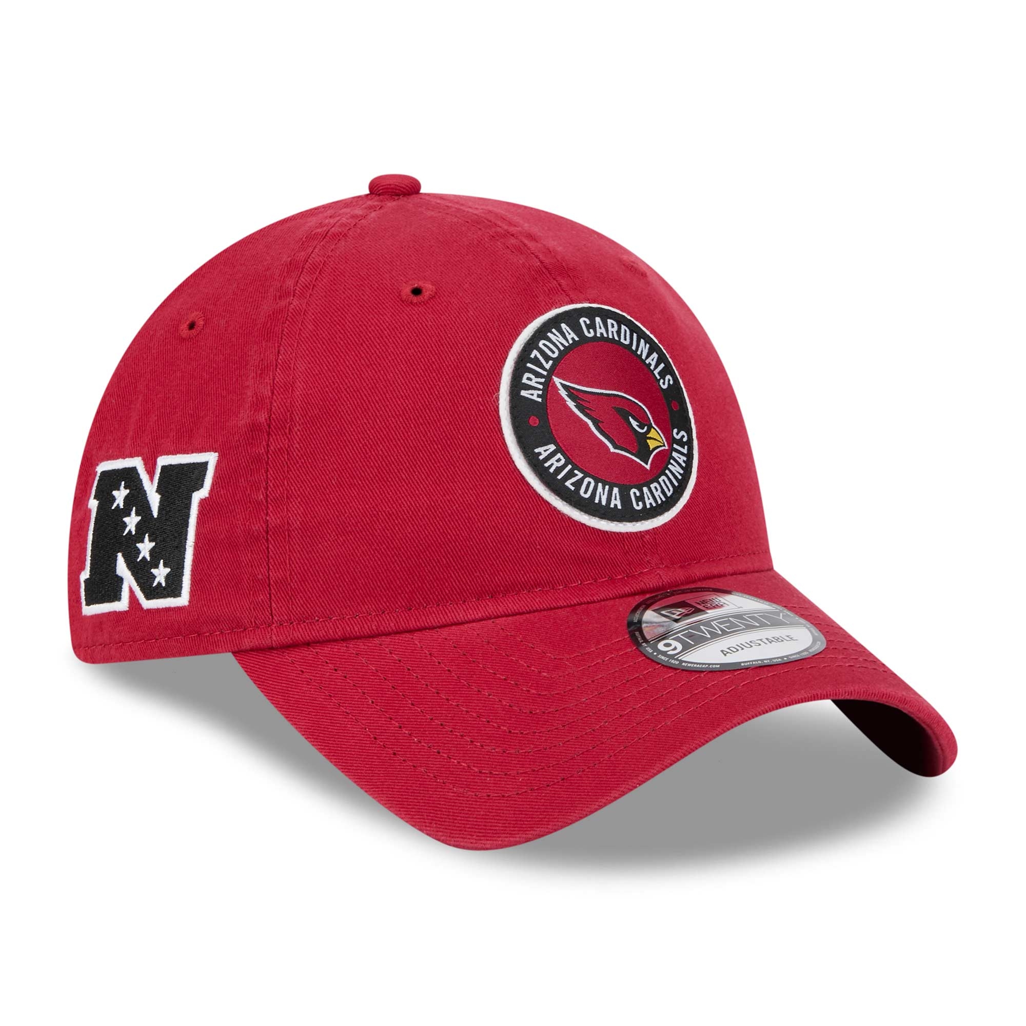 Arizona Cardinals 2024 NFL Sideline New Era 9TWENTY Adjustable Cap Red
