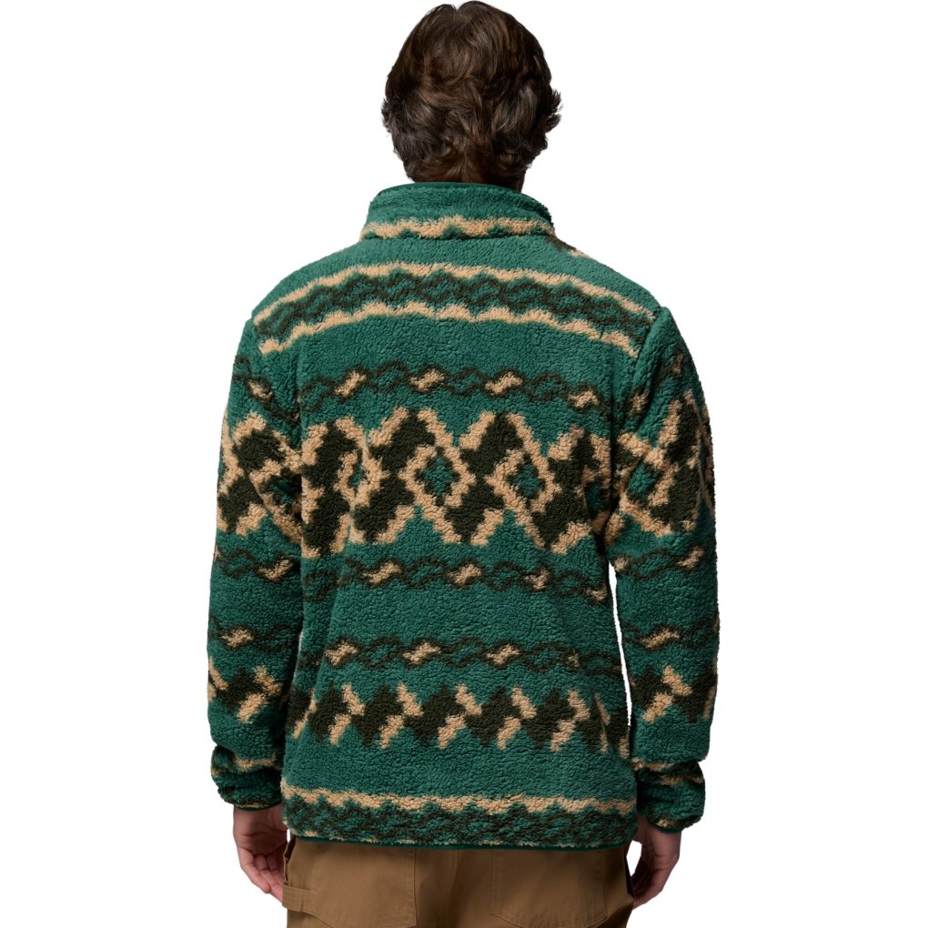 Columbia Rugged Ridge High Pile Half Zip Fleece Pullover Men - Rain Forest Knitknot