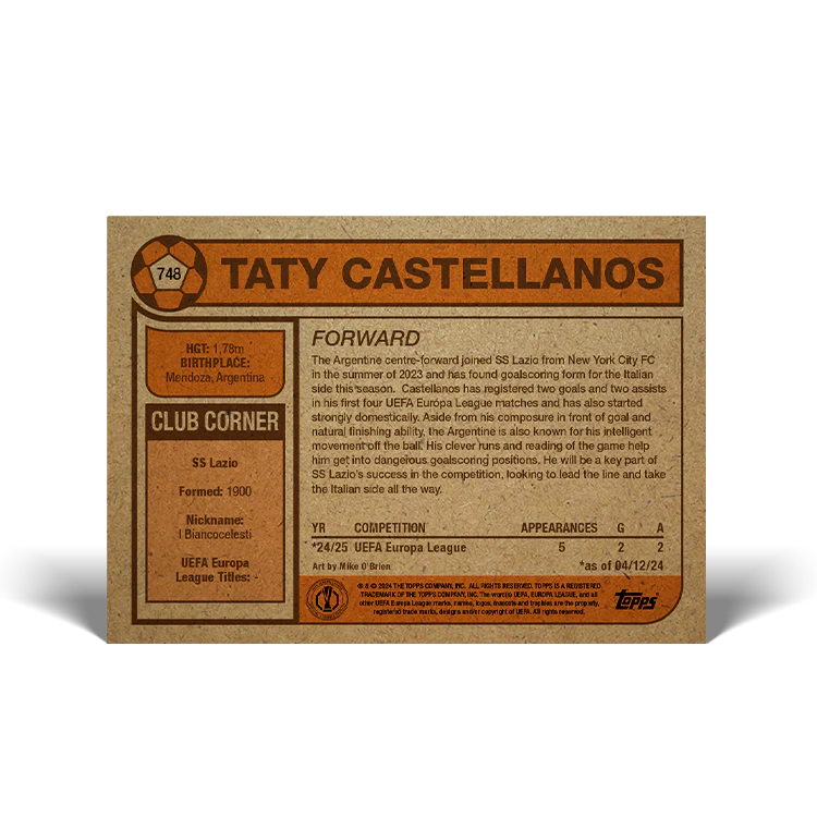 UCC Living Set Card 748 - Taty Castellanos