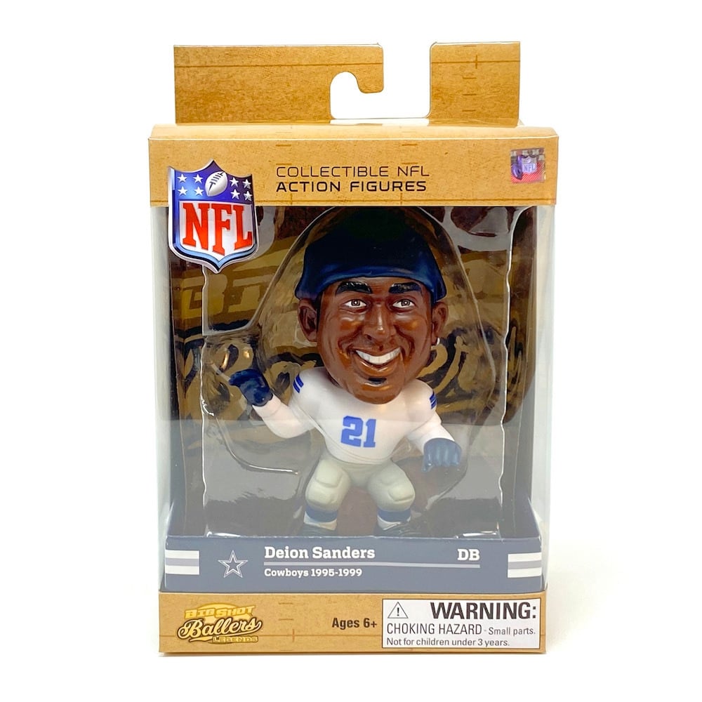 Deion Sanders Dallas Cowboys Big Shot Ballers Legends NFL Figure