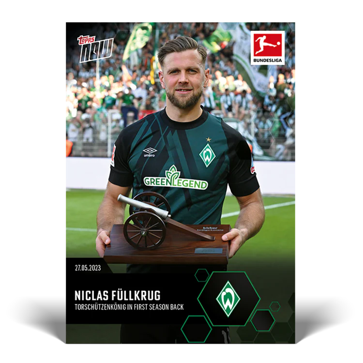Topps UK - Torschützenkönig in first season back - Bundesliga TOPPS NOW® Card #216