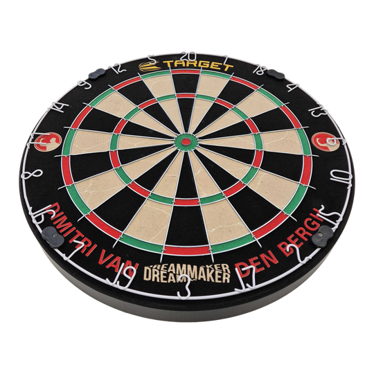 Target Dimitri Van Den Bergh steel dartboard set