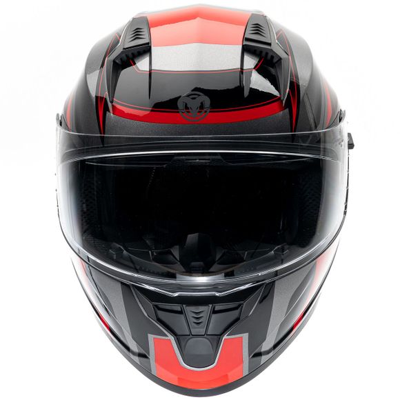 Casque intégral Ovix TEXEL EVO - Noir / RougeRef : OVI0056