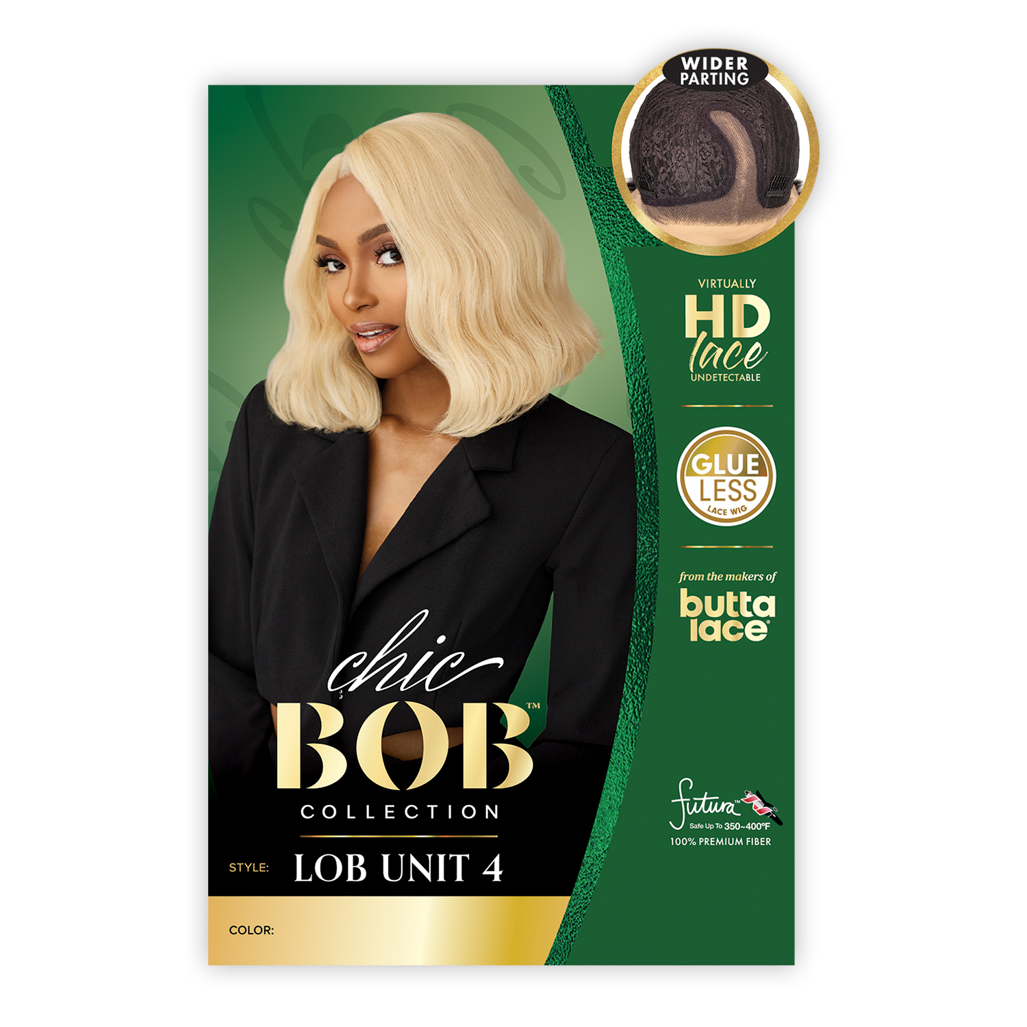 Sensationnel HD Lace Front Wig Butta Lace Glueless Chic Bob Lob Unit 4