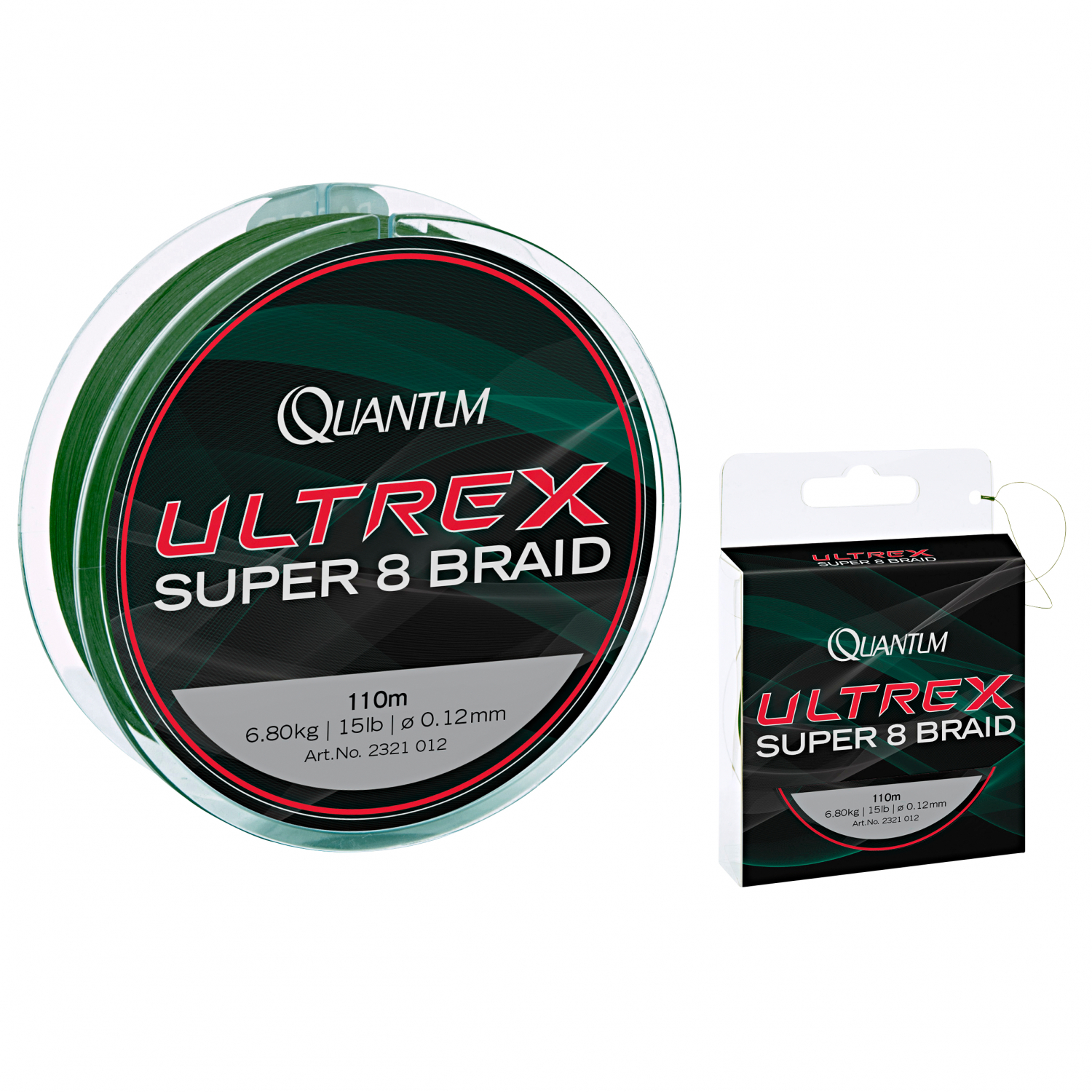Quantum Fishing Line Ultrex Super 8 Braid (green, 110 m)