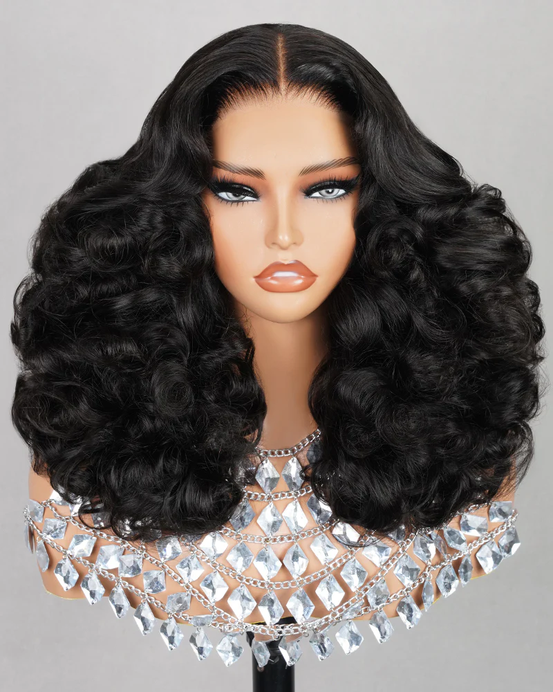 Ophirawig 6x5/6x6/13x4 Lace Glueless Body Wave Wig Pre-cut Lace Natural Black Beginner Friendly
