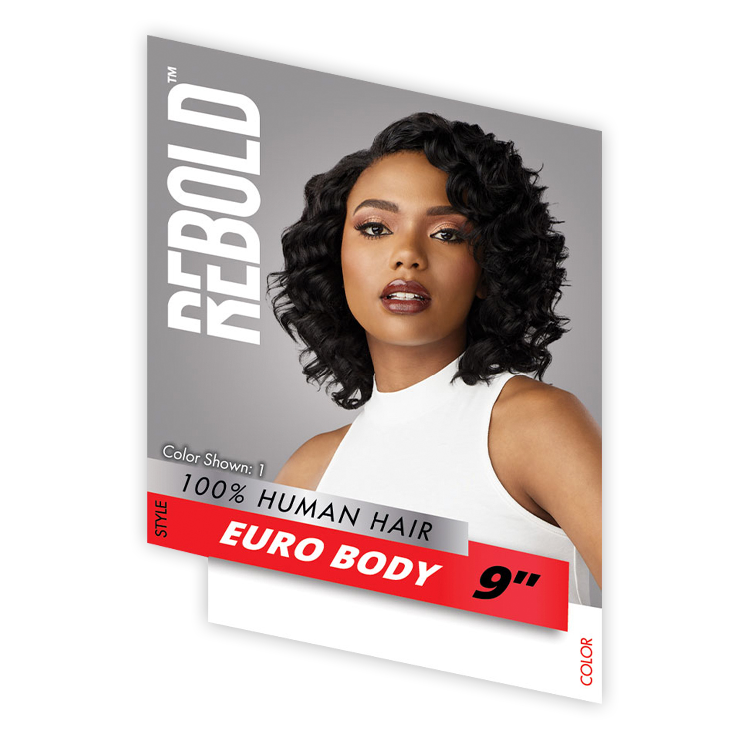 Sensationnel Human Hair Weave Rebold 3Pcs Euro Body 9