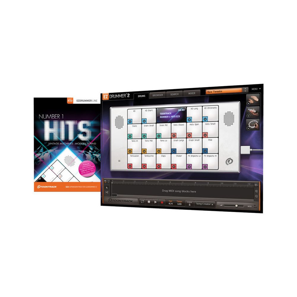 Toontrack EZX Number 1 Hits – Thomann Ireland