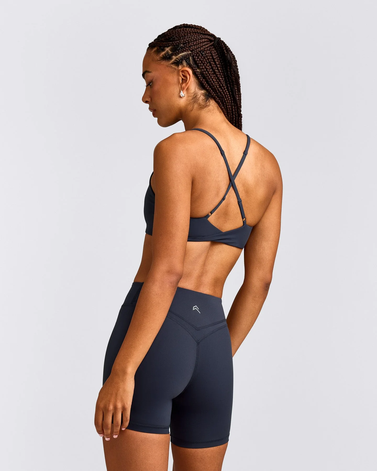 UnifiedMove™ Micro Bralette with Reflective Logo | True Blue