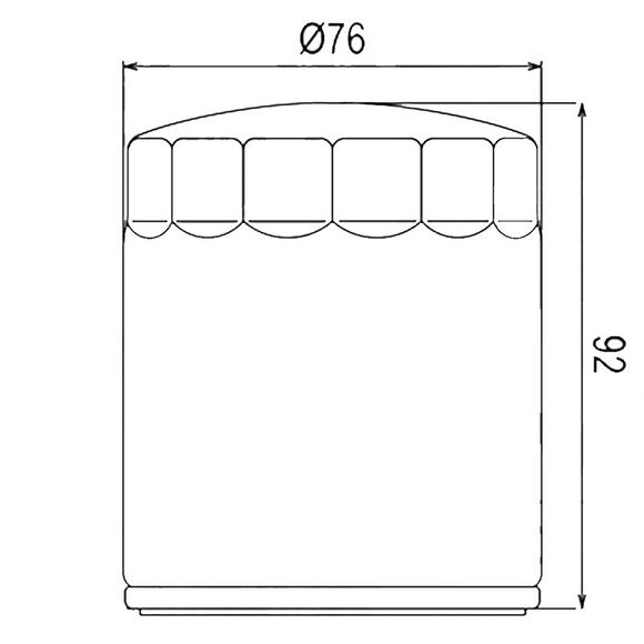 Filtre à huile HifloFiltro HF171B Type origineRef : HF171B