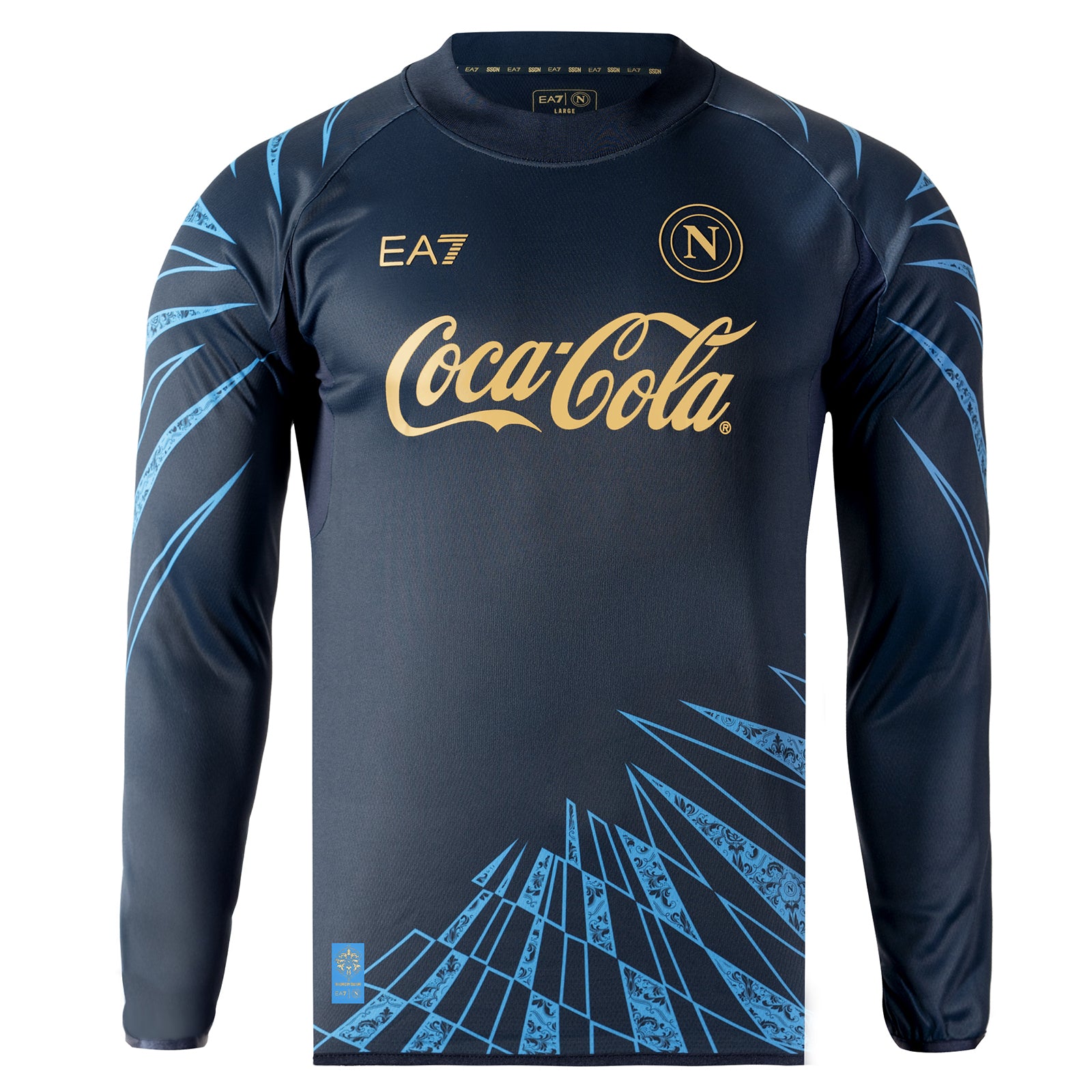 SSC Napoli Blue Pre-Match Sweatshirt 2025/2026