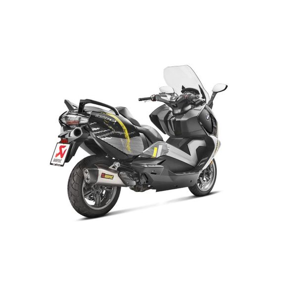 Silencieux Akrapovic Titane embout carboneBMW 650 C 650 GT (0C05) - 2016 - 2021Ref : S-B6SO8-HZAAT / 18113131