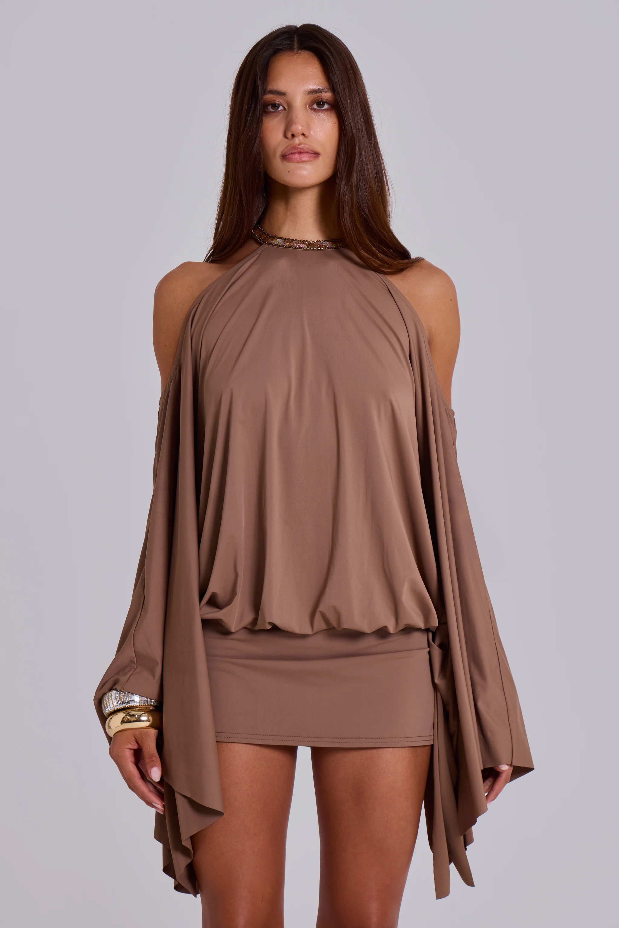 Alula Embellished Butterfly Mini Dress