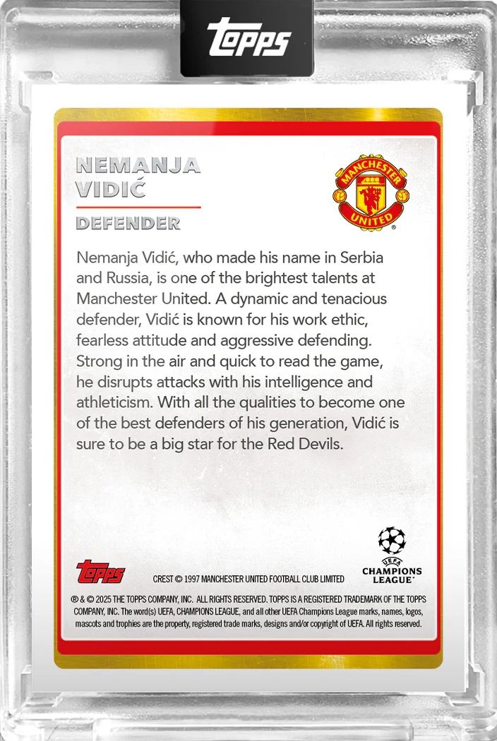 Nemanja Vidić - Lost Rookies - Autograph - 1 of 10