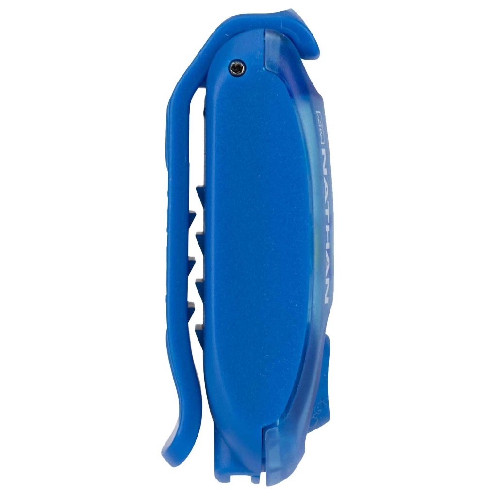 Nathan Sports Strobe Light LED Safety Light Clip - Blue Cornflower
