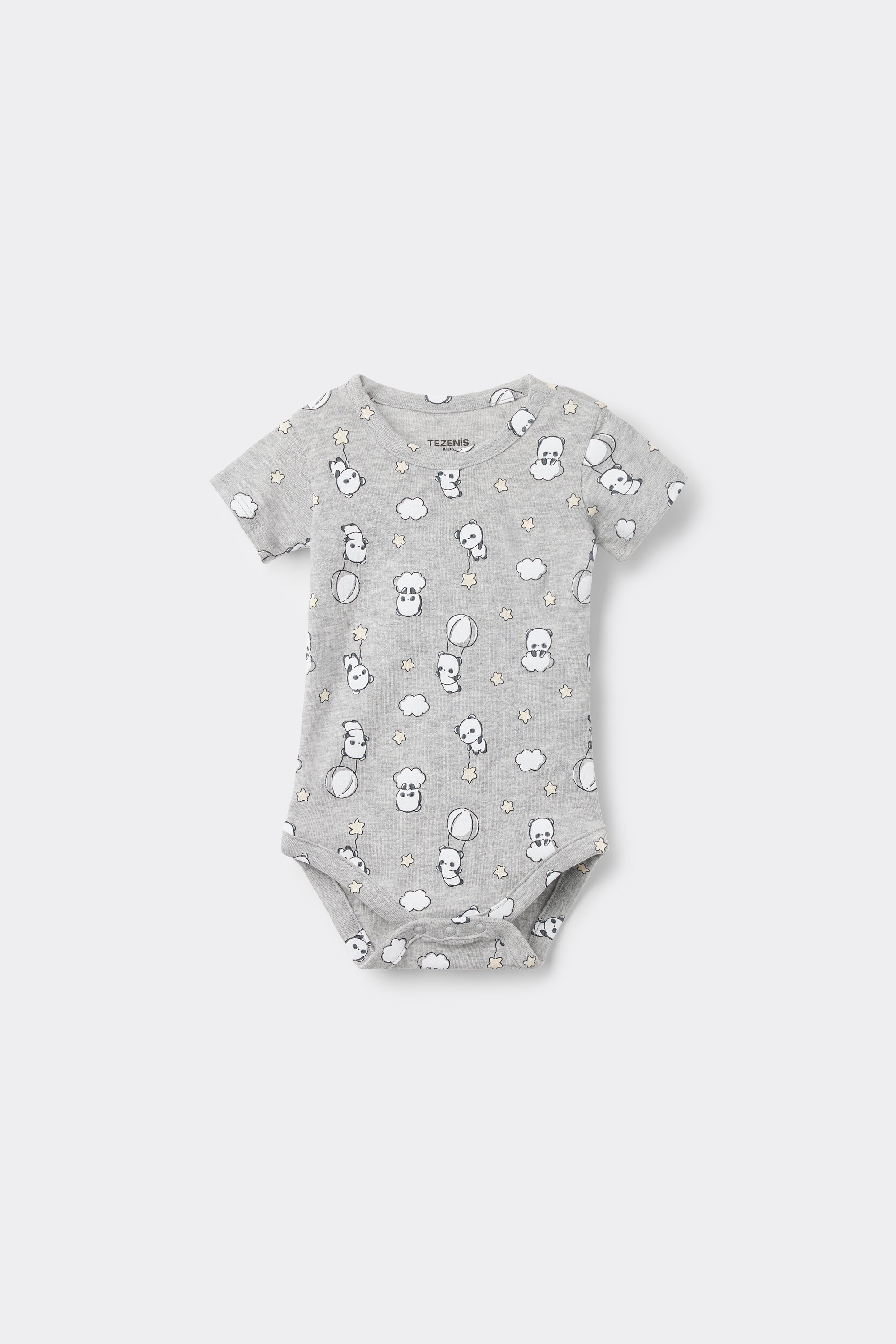 Baby Pure Cotton Bodysuit with Short Sleeves