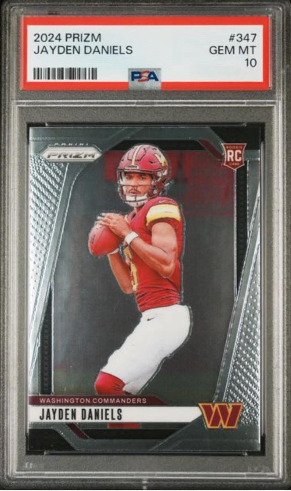 2024 Prizm Jayden Daniels #347 PSA 10