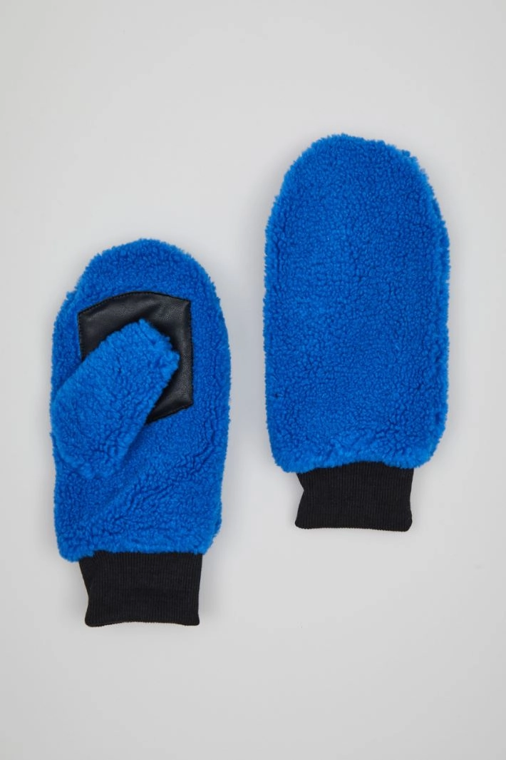 Teddy gloves - BLUETTE