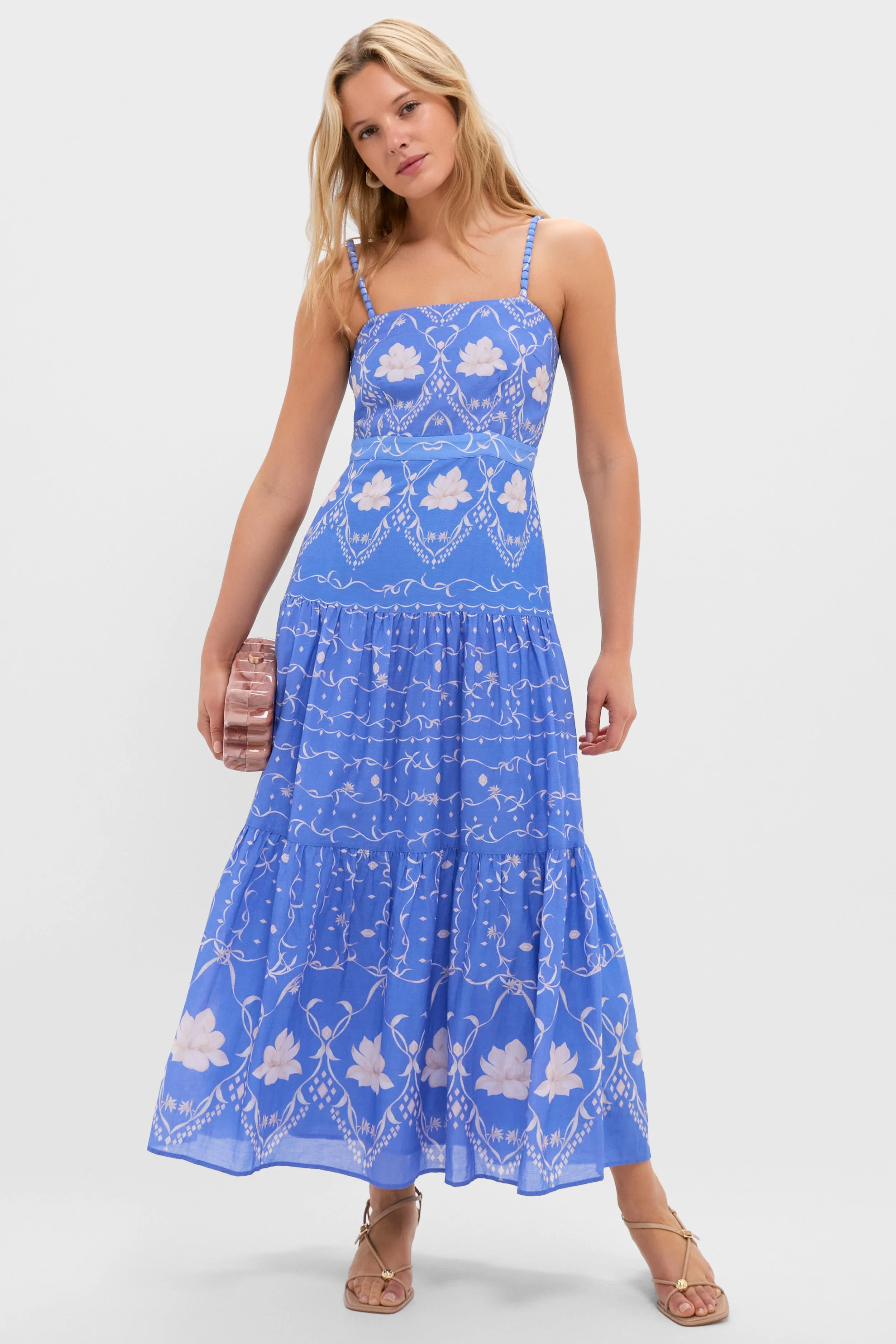 Sea Petal Asher Midi Dress