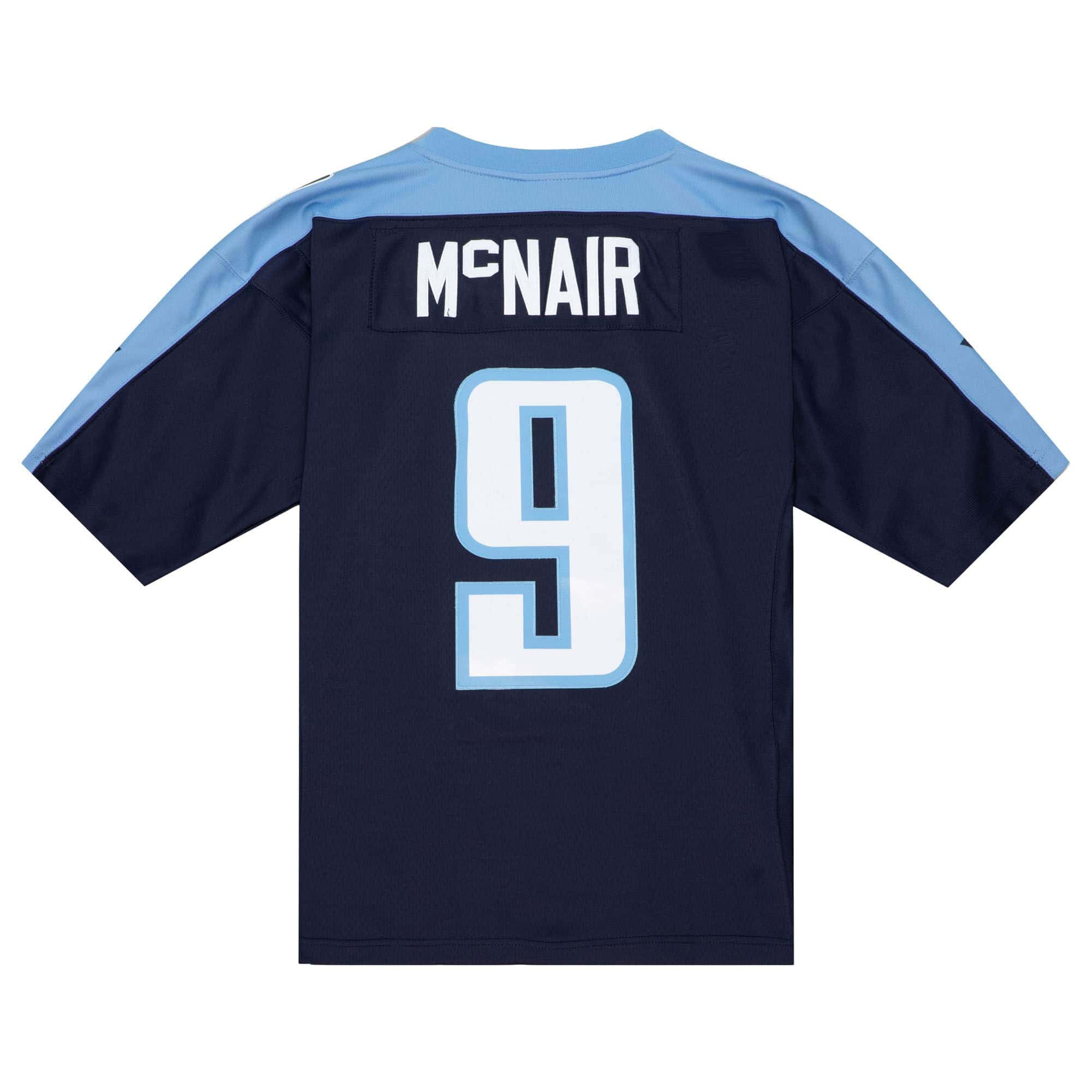 Steve McNair #9 Tennessee Titans 1999 Mitchell & Ness Legacy NFL Jersey Navy