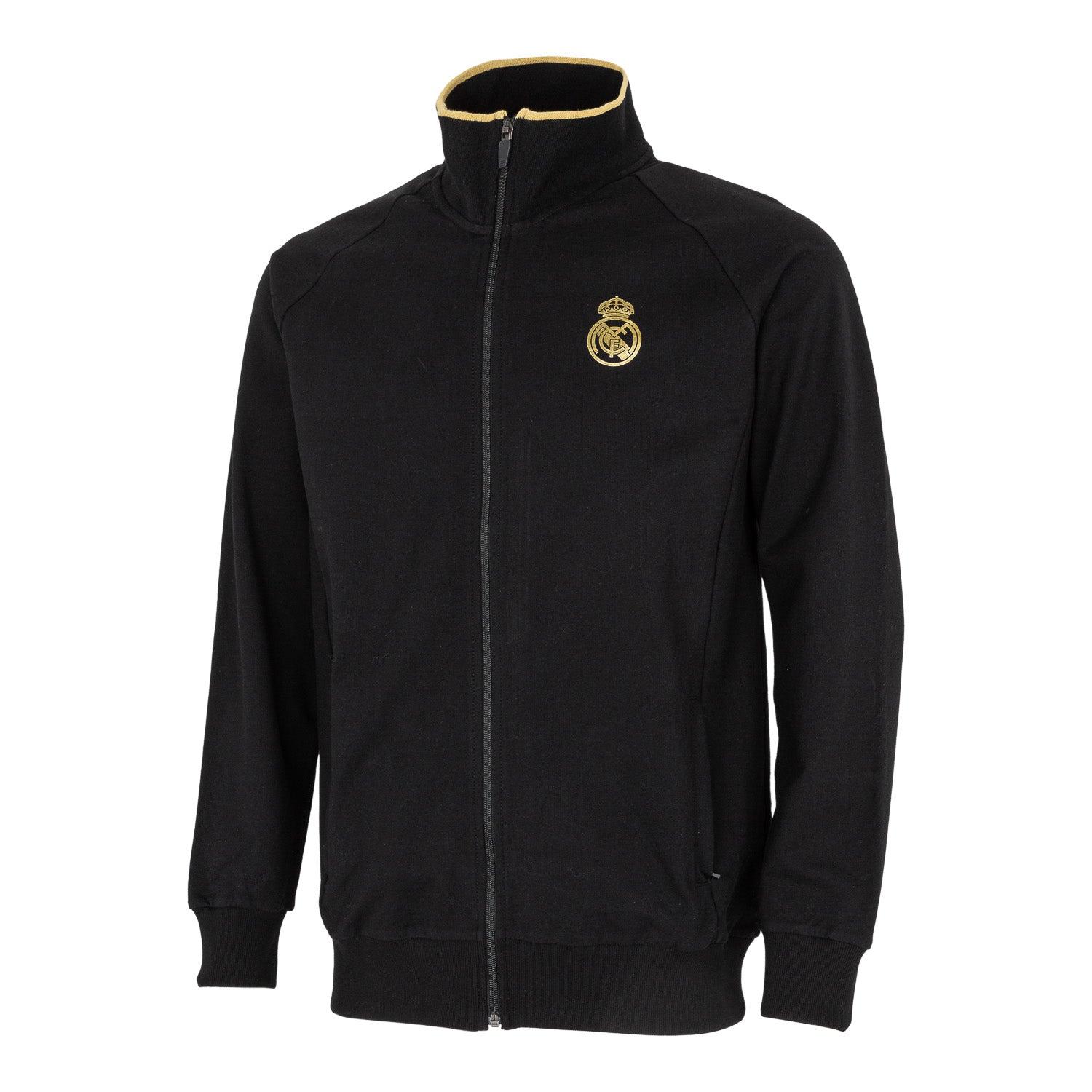 Mens Black & Gold Track Top
