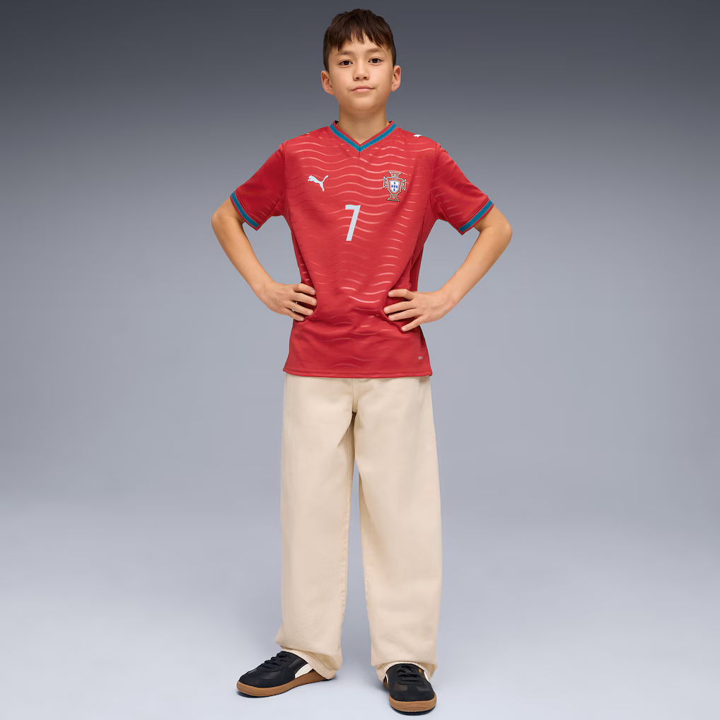 Cristiano Ronaldo Portugal National Team  Youth 2026 Home Replica Jersey - Red