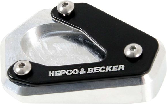 Hepco & Becker side stand extension - black/silverKAWASAKI 1000 VERSYS 1000 ABS (KLZ1000A) - 2012 - 2014Ref: HBE00552A / 42112515 00 91