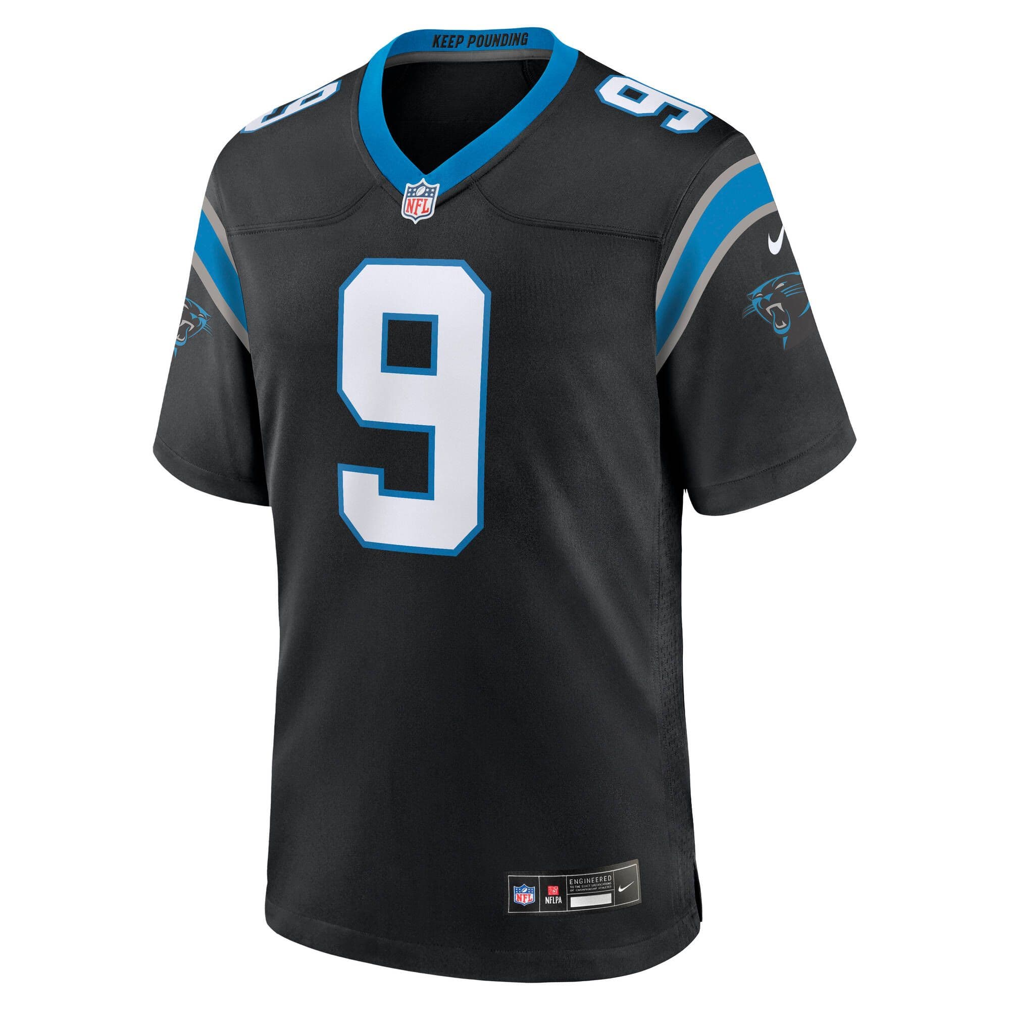 Bryce Young #9 Carolina Panthers Nike Game NFL Jersey Black