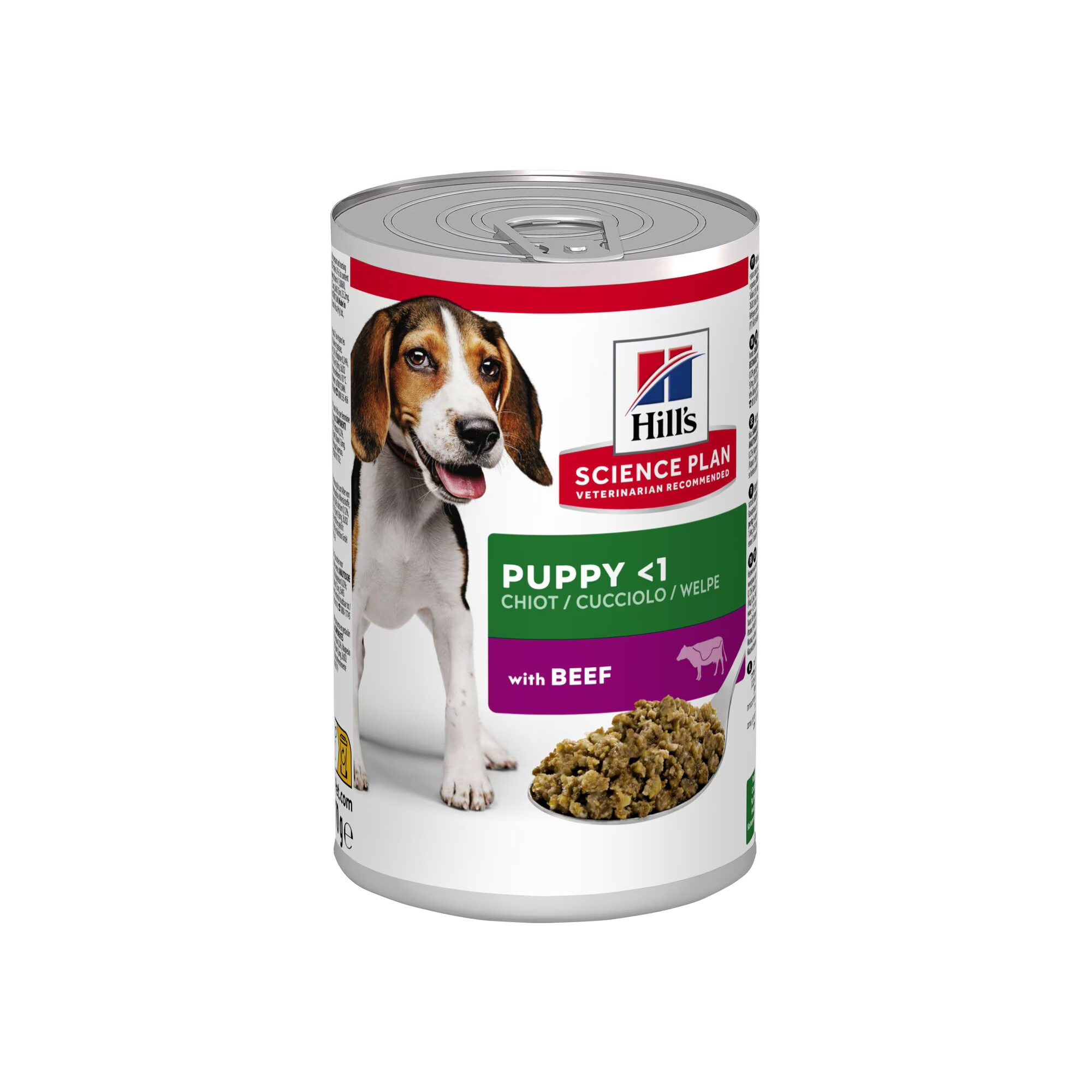 Hill's Science Plan Puppy Wet Food - Beef - 12 x 370 g