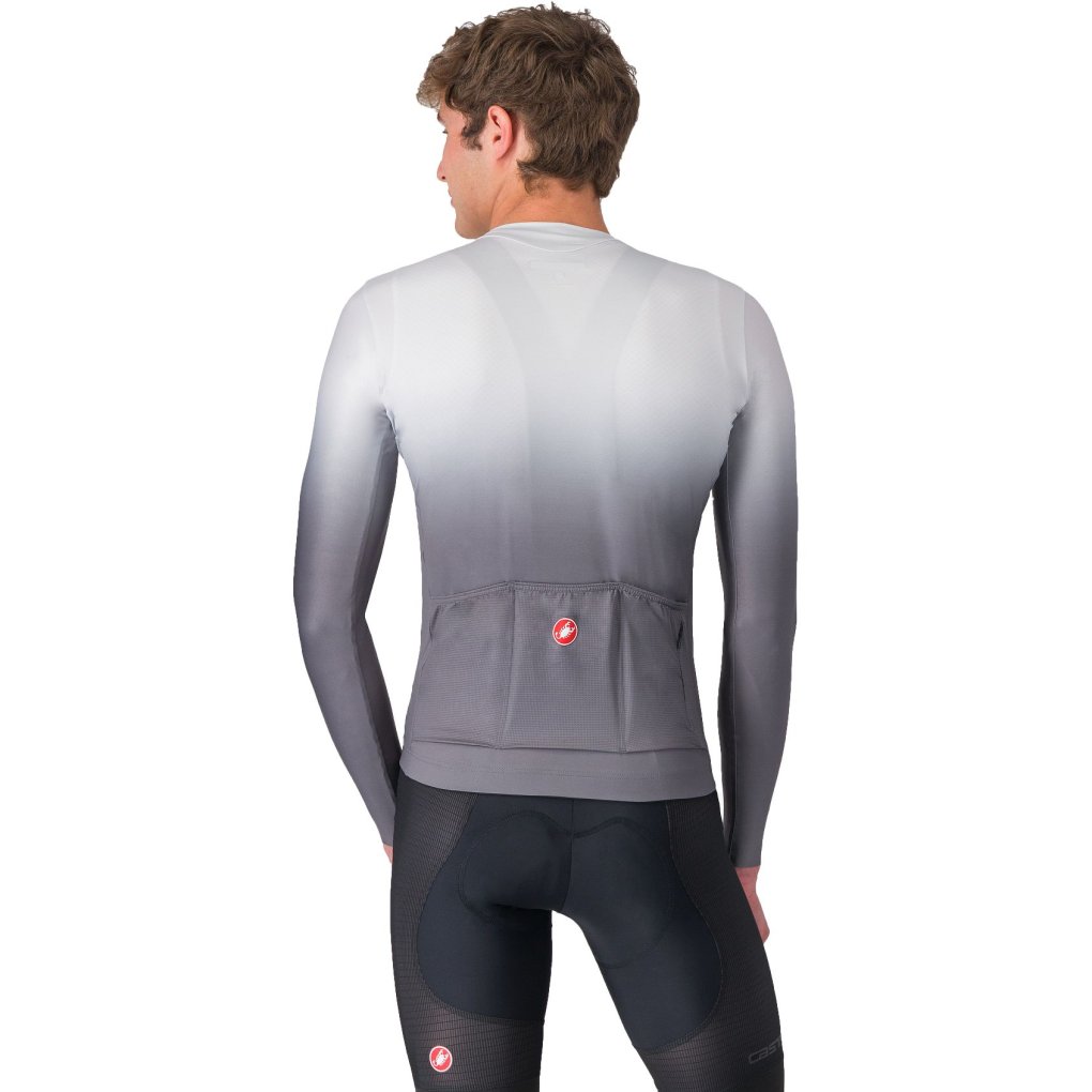 Castelli UPF Long Sleeve Jersey Men - silver grey 870
