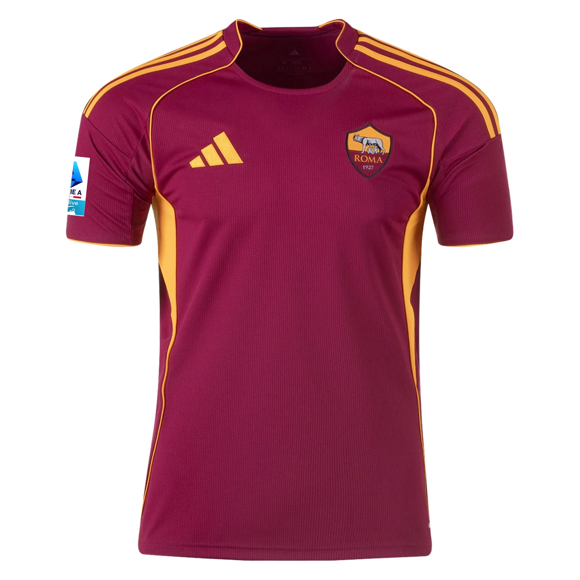 Men's Roma Matías Soulé Home Jersey w/ Serie A Patch 25/26 (Burgundy)
