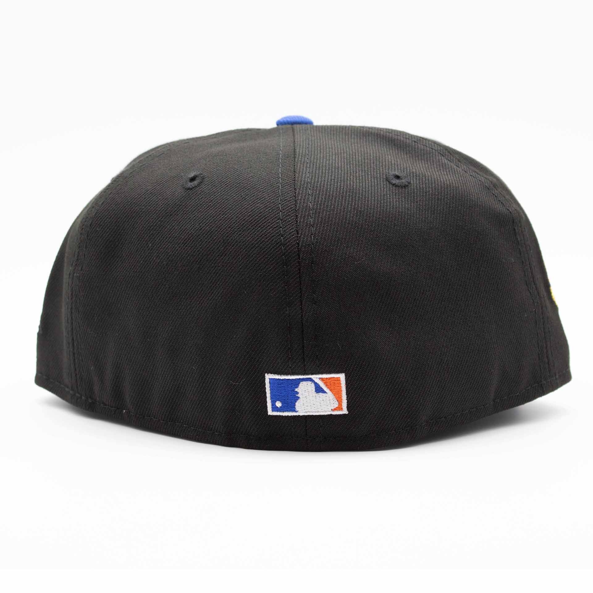 New York Mets Mr. Met 50th Anniversary 59FIFTY Fitted MLB Cap Black/Blue