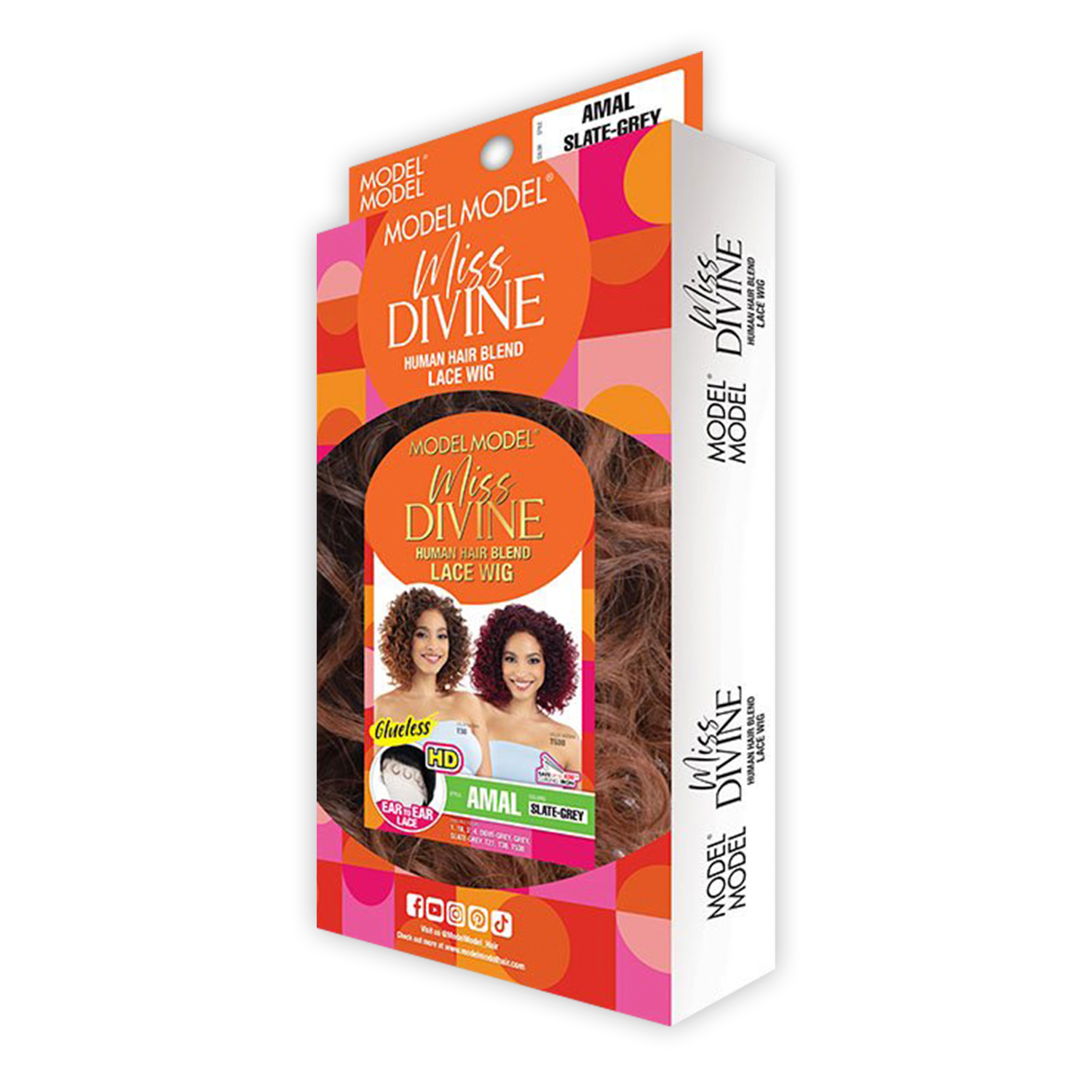 ModelModel Human Hair Blend Wig Glueless Miss Divine Amal