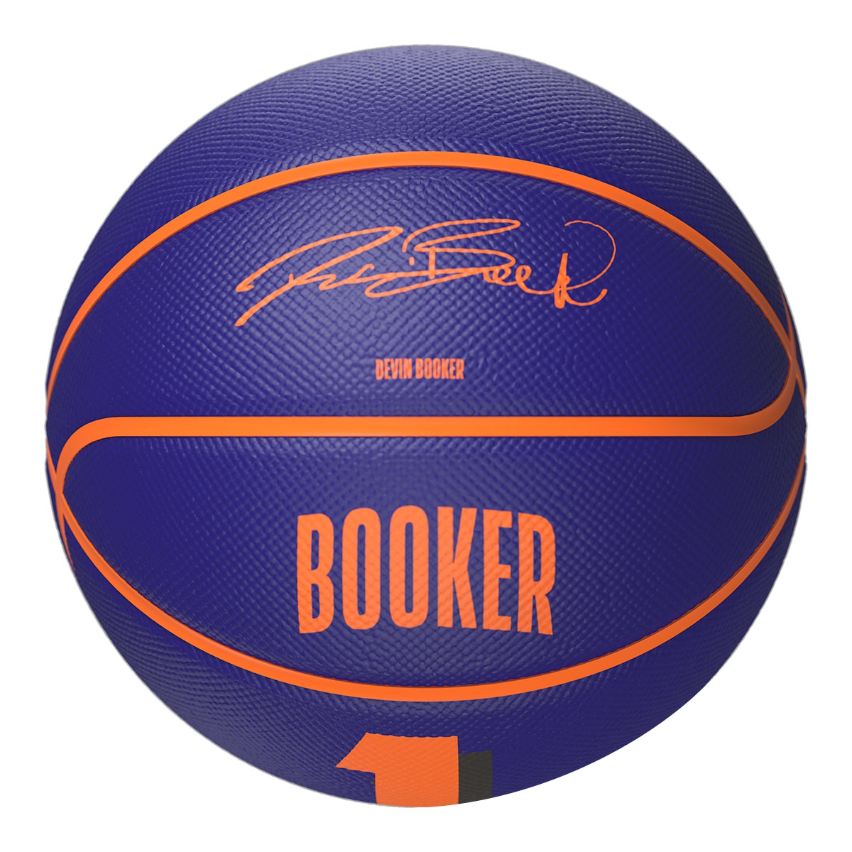 Devin Booker #1 Phoenix Suns Wilson NBA Mini Basketball (Size 3)