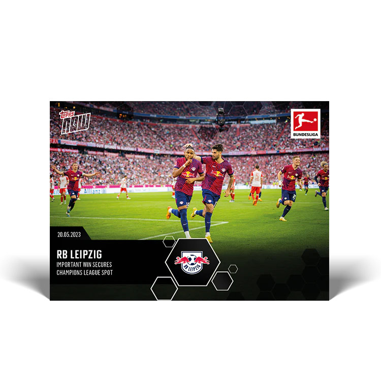 Topps UK - Important game secures Champions League spot - Bundesliga TOPPS NOW® Card #208