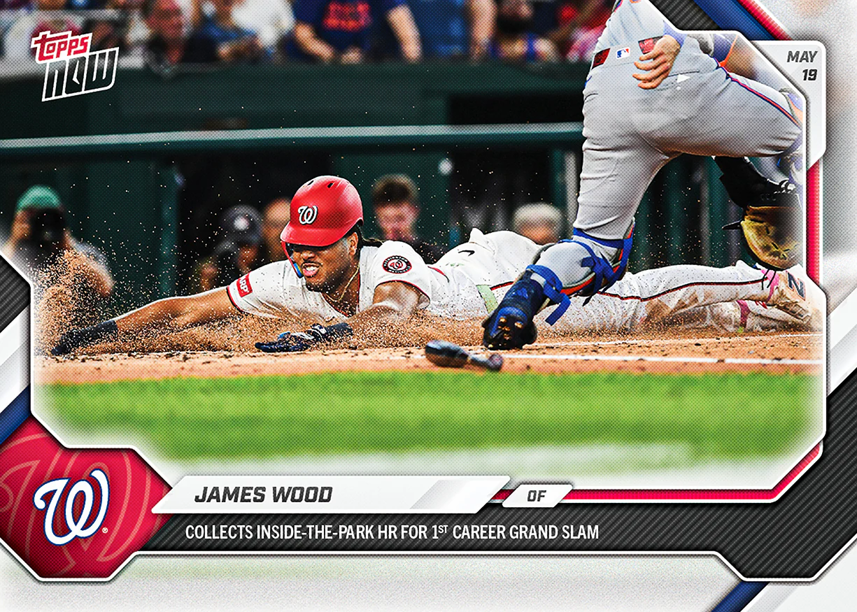 James Wood - 2026 MLB Topps NOW® - Card 220 - PR: 2020