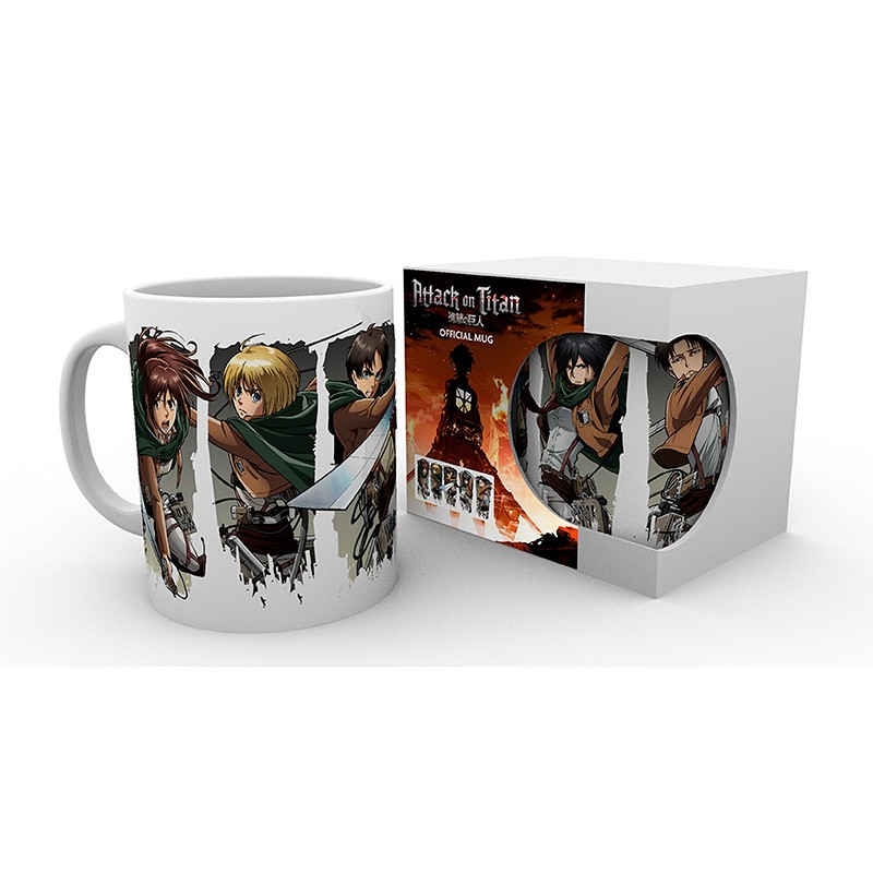 ATTACK ON TITAN Mug Character Montage