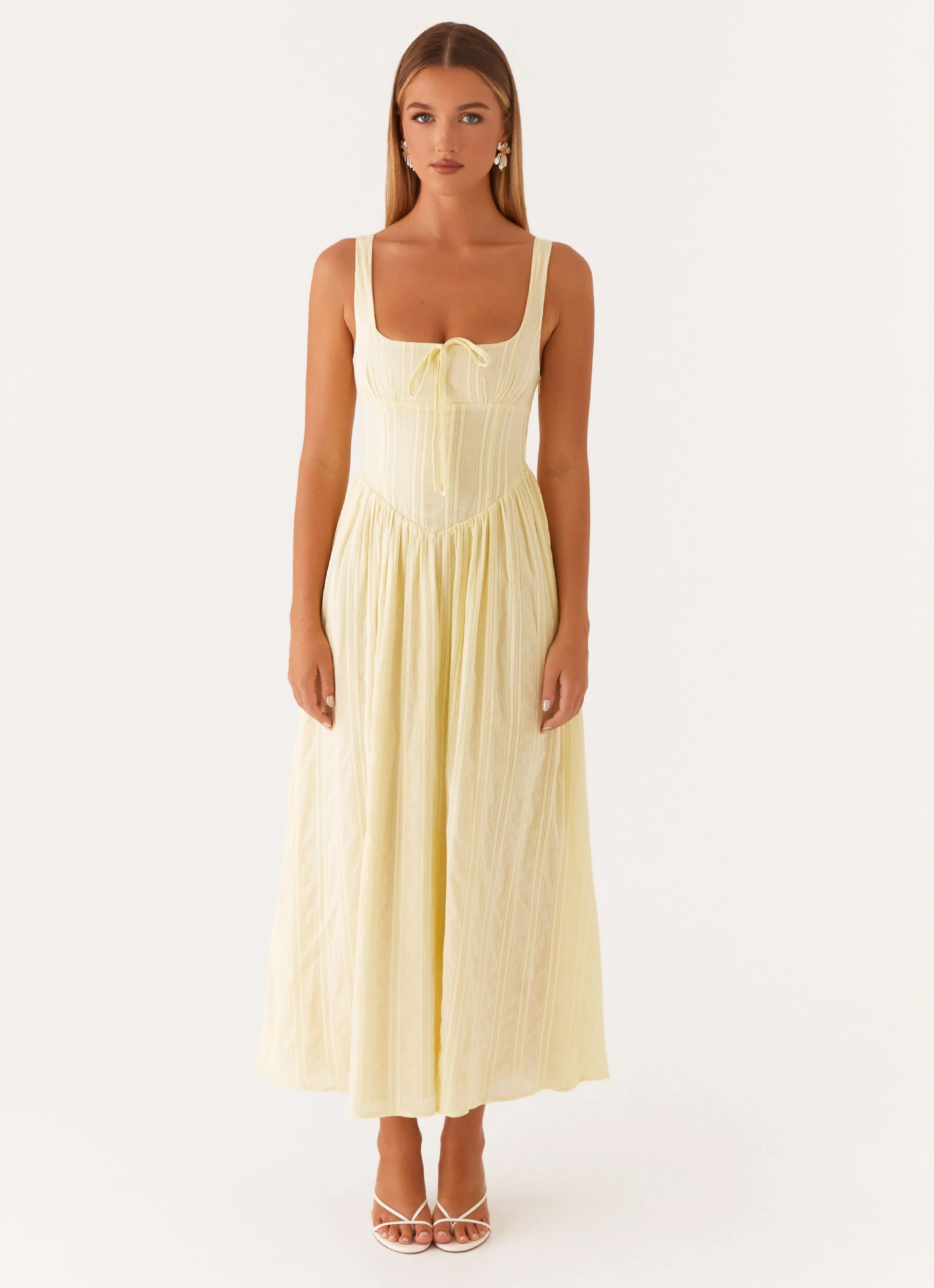 Pascuelle Midi Dress - Yellow