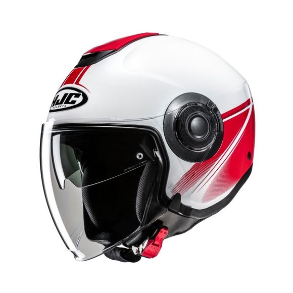 HJC I40N jet helmet - VISION - White / RedRef: HJ1400