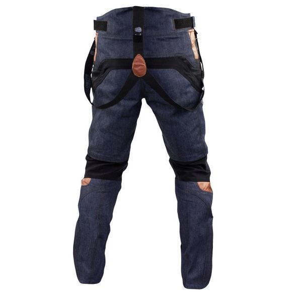 Jean Moto Trilobite AIRTECH - Straight - Bleu / NoirRef : TRI0030
