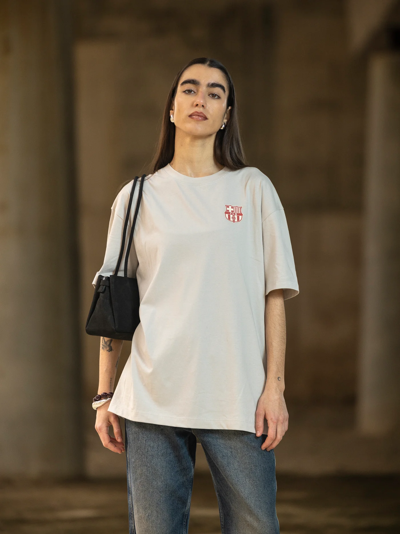 Tee Grey Light Aftermatch Barça
