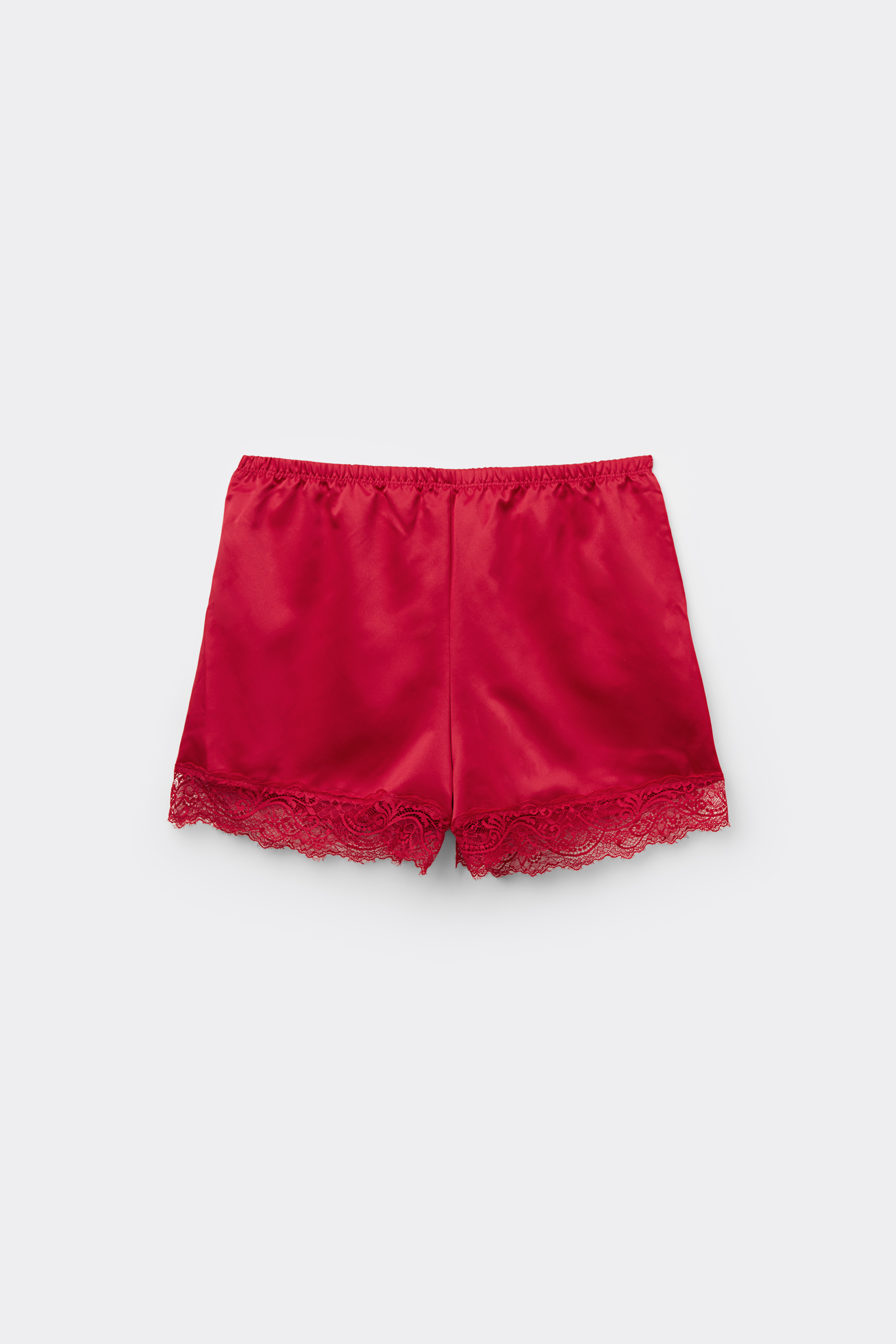 Satin and Lace Shorts