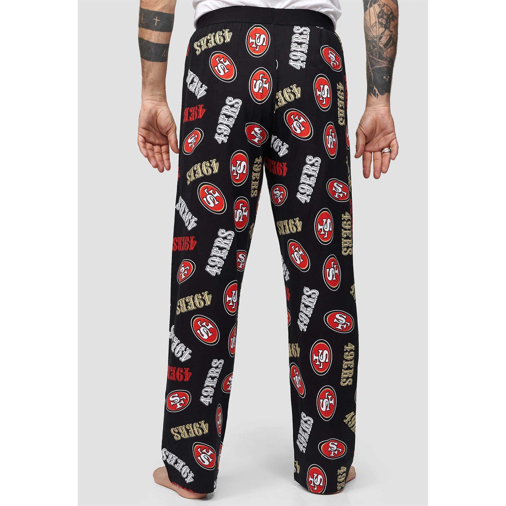 San Francisco 49ers Recovered NFL Lounge Pants Black